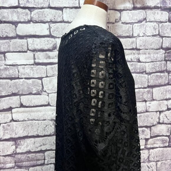 Isaac Mizrahi Pullover Lace Short Sleeve Dress Size 2X - Picture 7 of 8